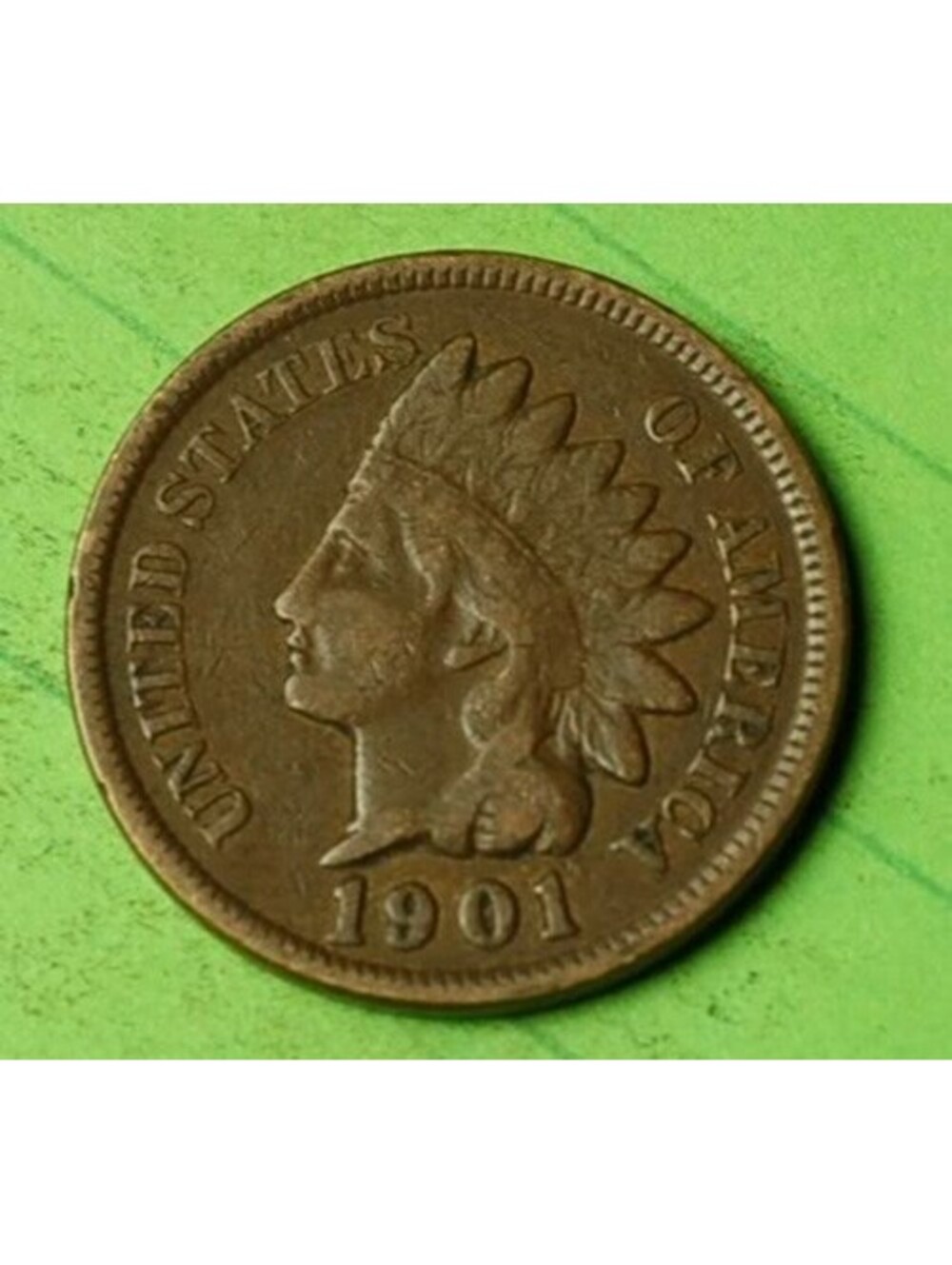 X235 1901 Indian Head Cent Penny 1c - Check Out Our eBay Store - old coin money